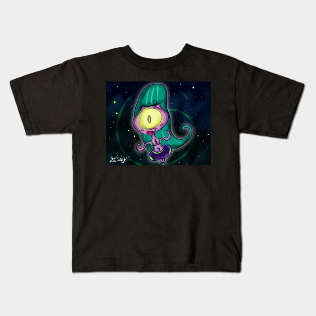 All-Seeing Allie Kids T-Shirt by D.J. Berry